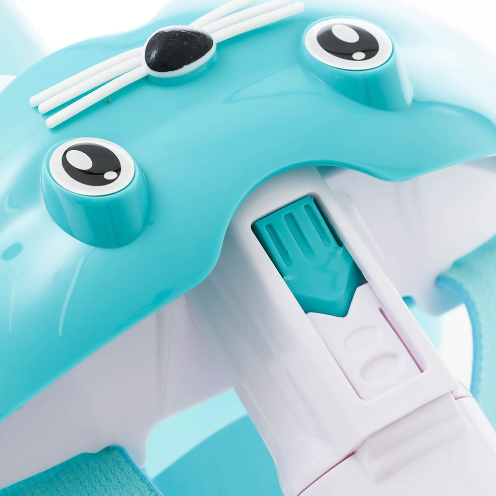 AquaMonde Kids Full Face Snorkel Mask White/Teal