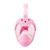 AquaMonde Kids Full Face Snorkel Mask Pink