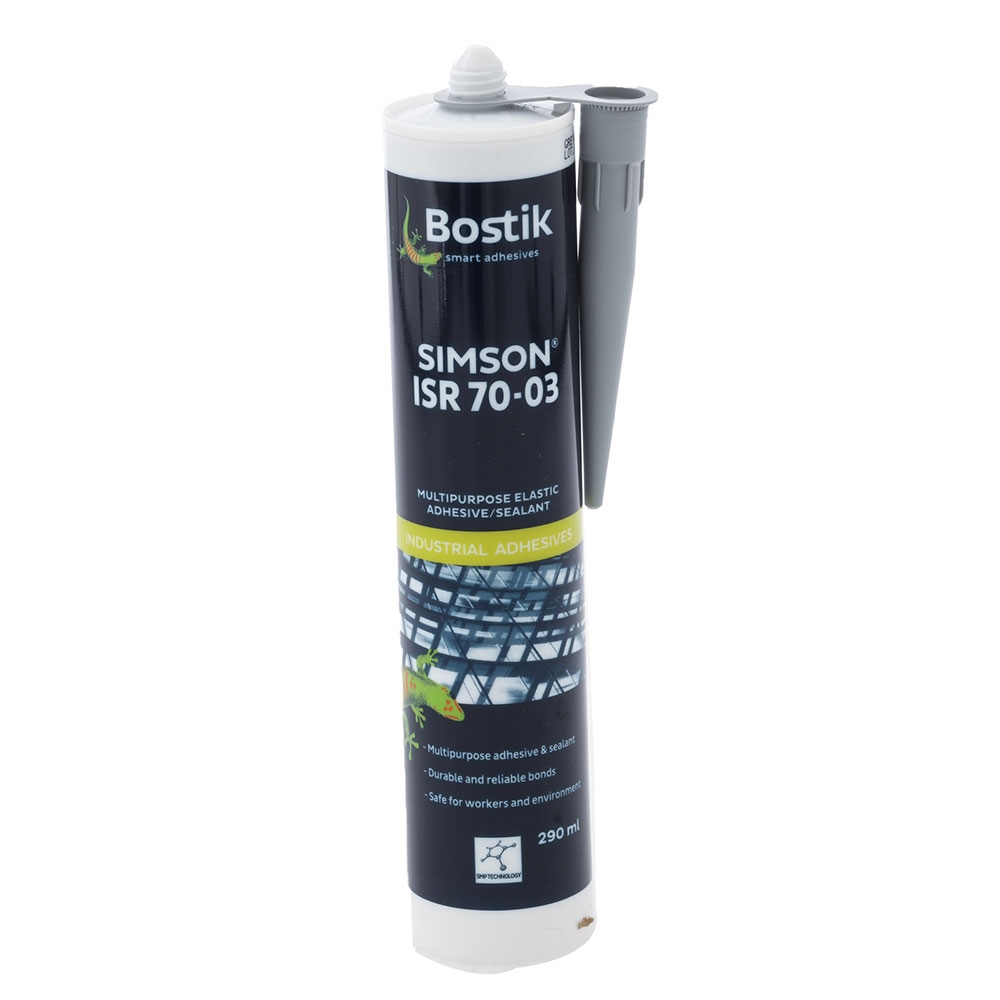 Bostik Simson ISR 70-03 Elastic Sealant/Adhesive 290ml Black