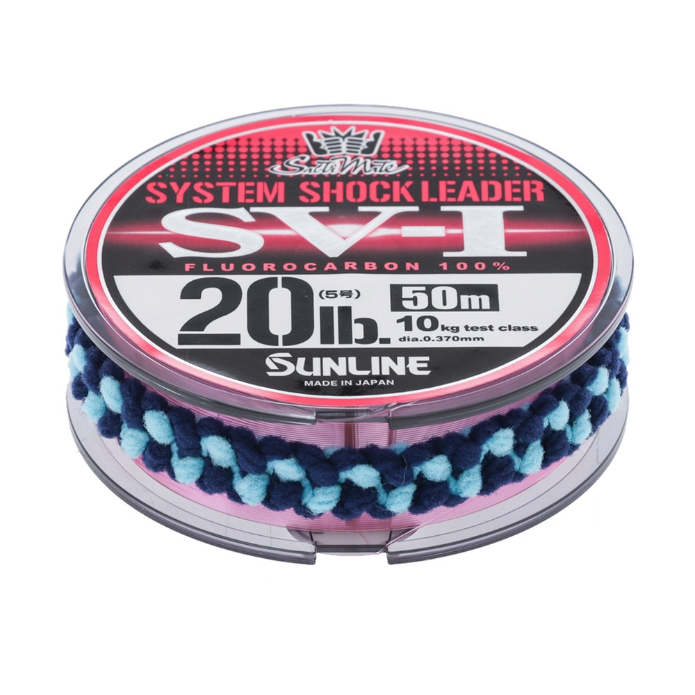 Sunline Saltimate System Shock Fluorocarbon Leader Magical Pink 20lb 50m