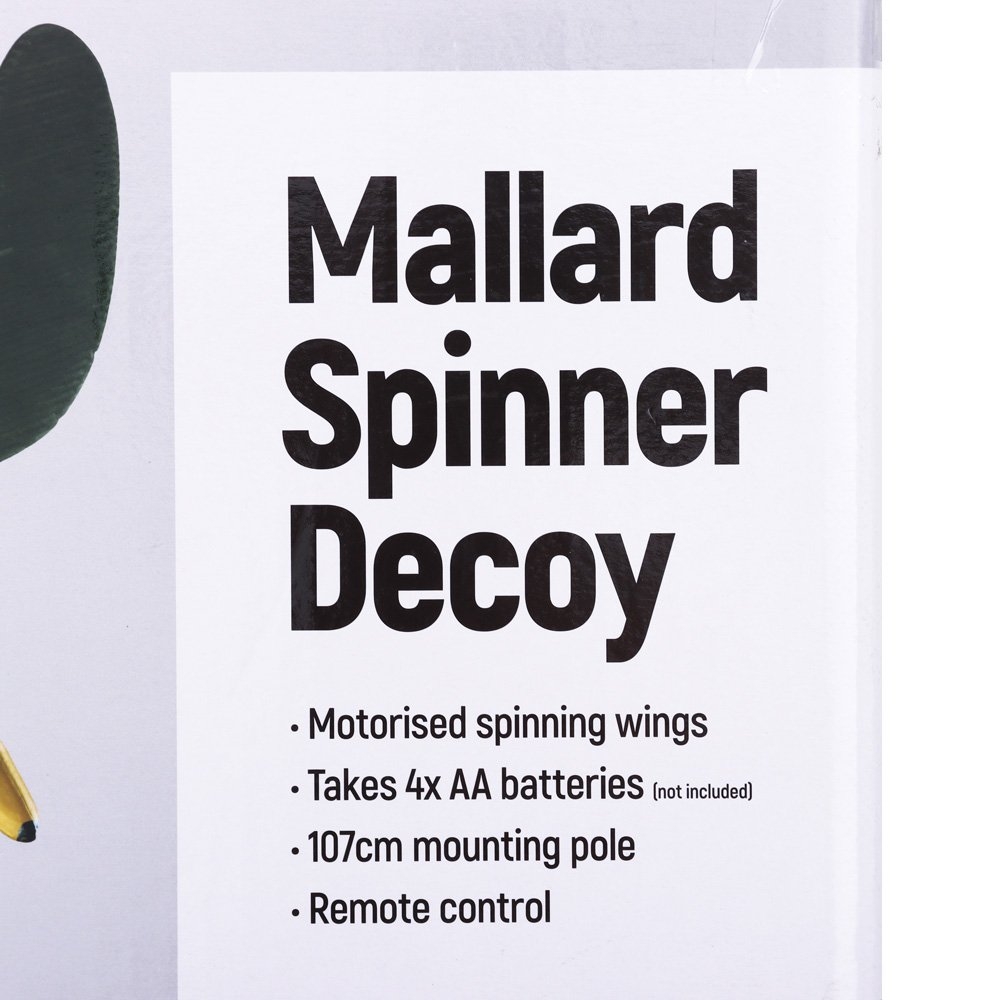 Game On Spinner Winner Motorised Mallard Decoy with Remote Control