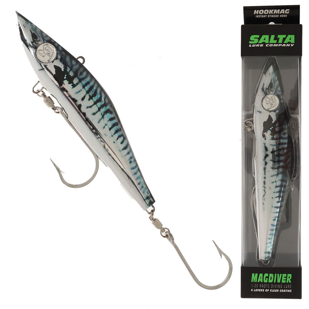 Salta MagDiver All-Speed Tuna Trolling Lure 10in Metal Mack