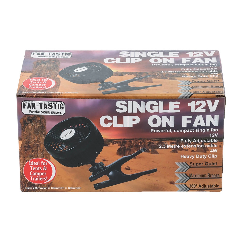 Compact Clip-on Fan 12V Compact Clip-on Fan 12V