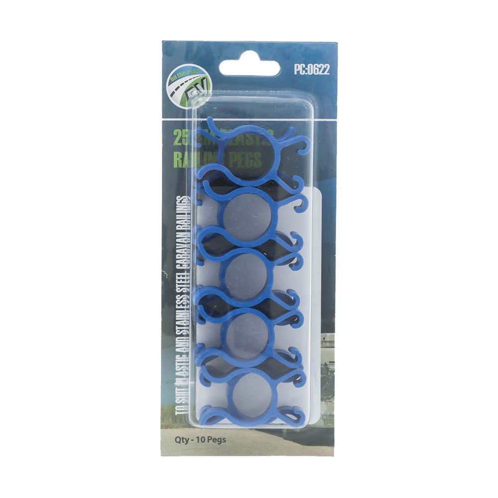 On The Road Boat Rail Pegs 25mm Qty 10