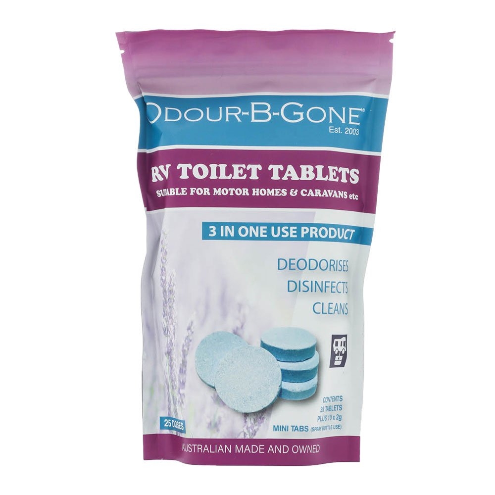 Odour-B-Gone RV Toilet Tablets 8g Qty 25