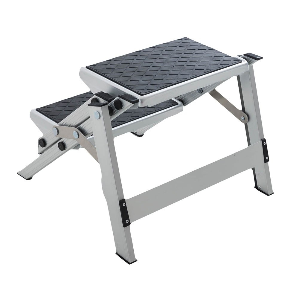 Folding Aluminium Two-Step Ladder
