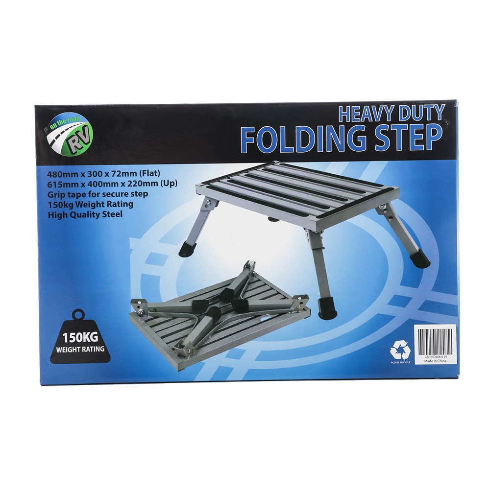 Heavy-Duty Foldable Steel Step Stool