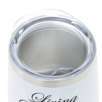 Living The Dream Insulated Wine Travel Mug 340ml White Thumbnail Living The Dream Insulated Wine Travel Mug 340ml White