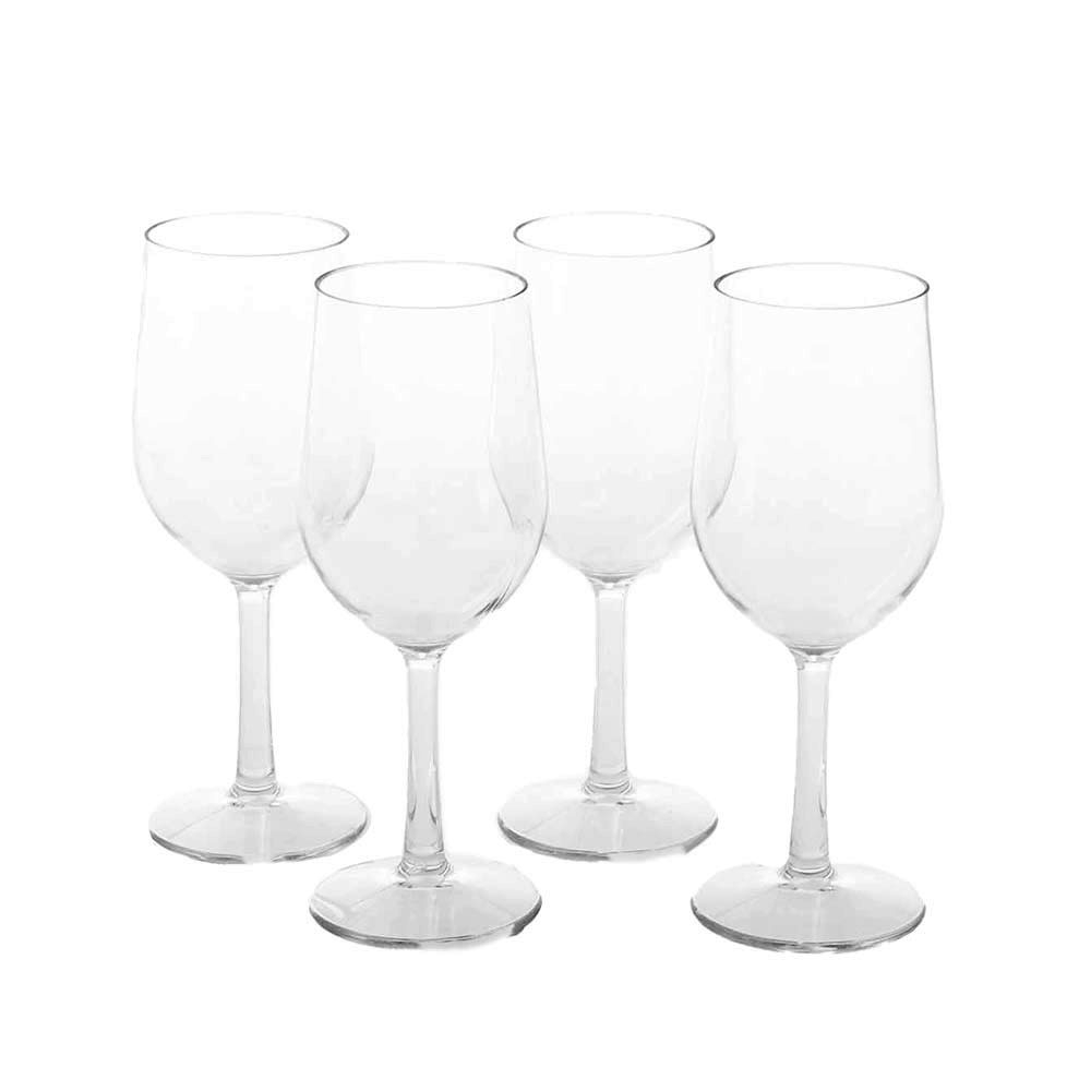 Tritan Shatterproof Long Stem Wine Glass 4 Pack