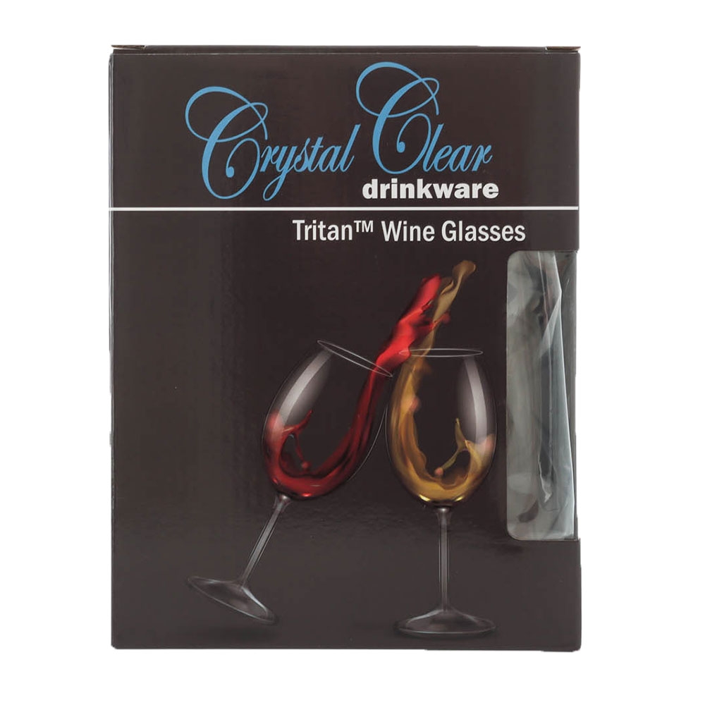 Tritan Shatterproof Long Stem Wine Glass 4 Pack