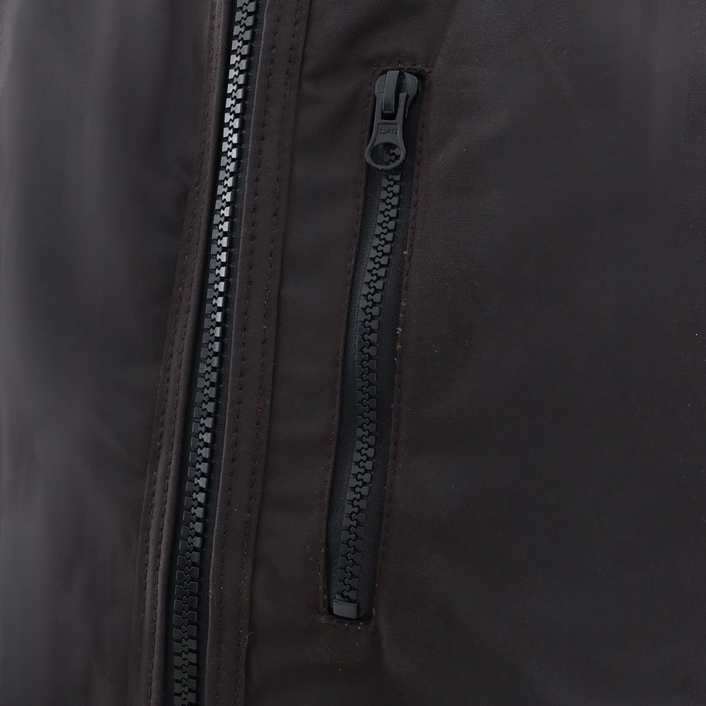 Styx Mill Classic Oilskin Fur Lined Vest