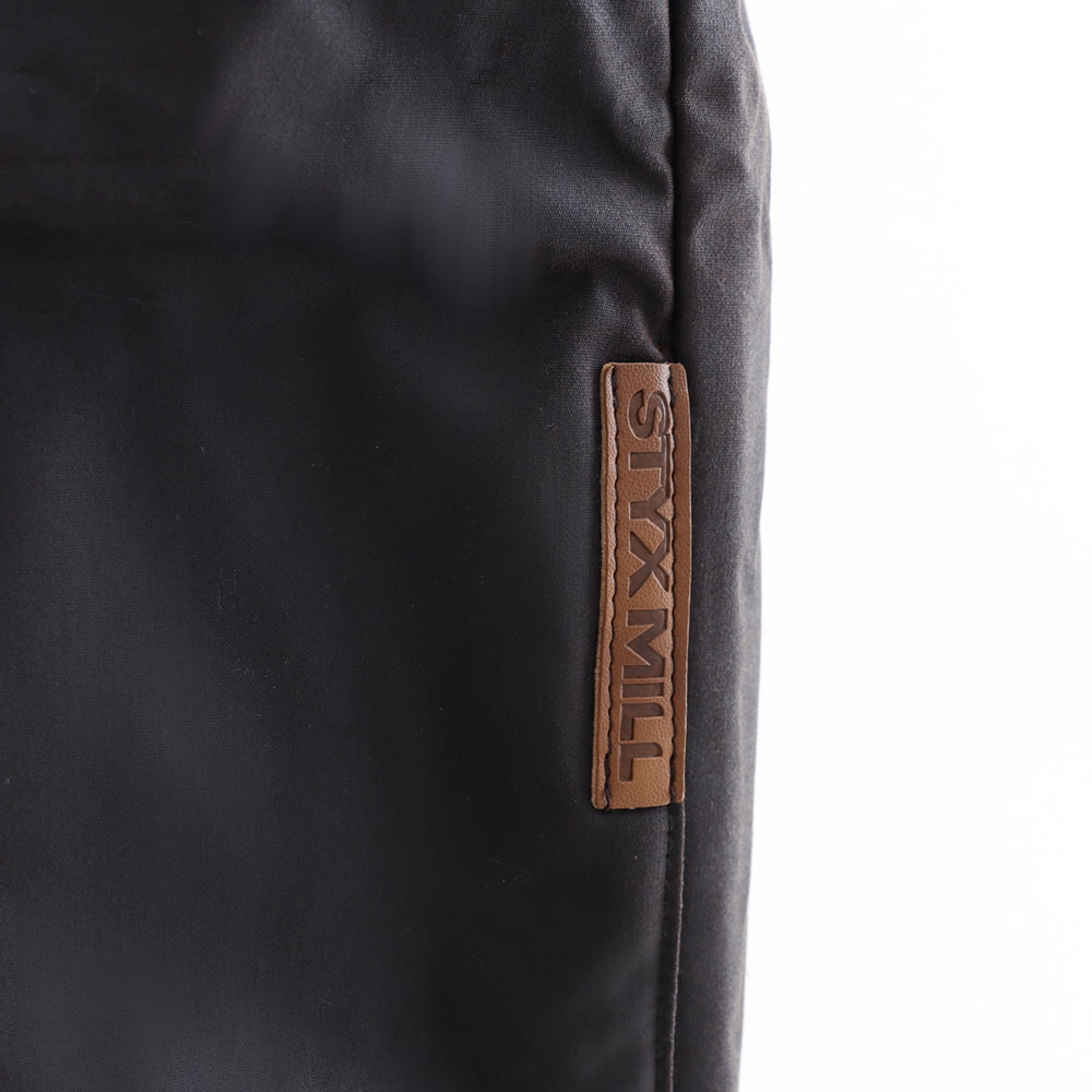 Styx Mill Classic Oilskin Fur Lined Vest Brown 2XL