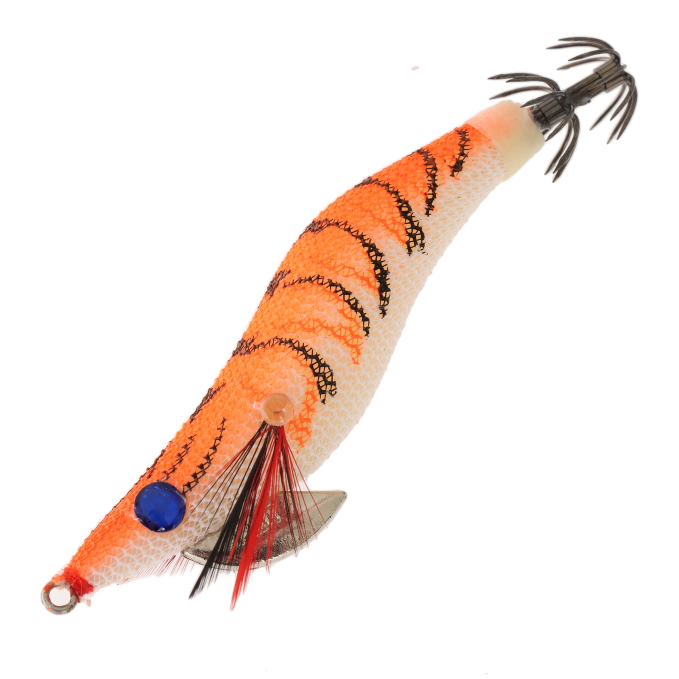 Black Magic Squid Snatcher Squid Jig Lumo Size 2 Orange Glow