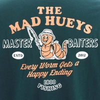 The Mad Hueys Happy Worm T-Shirt Thumbnail The Mad Hueys Happy Worm T-Shirt