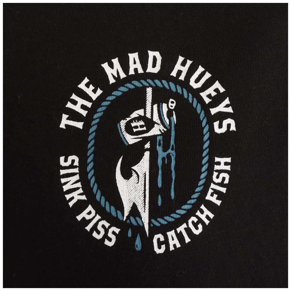 The Mad Hueys Skewered Shark T-Shirt Black Medium