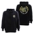 The Mad Hueys Hook Line and Drinker Pullover Fleece Hoodie Black L