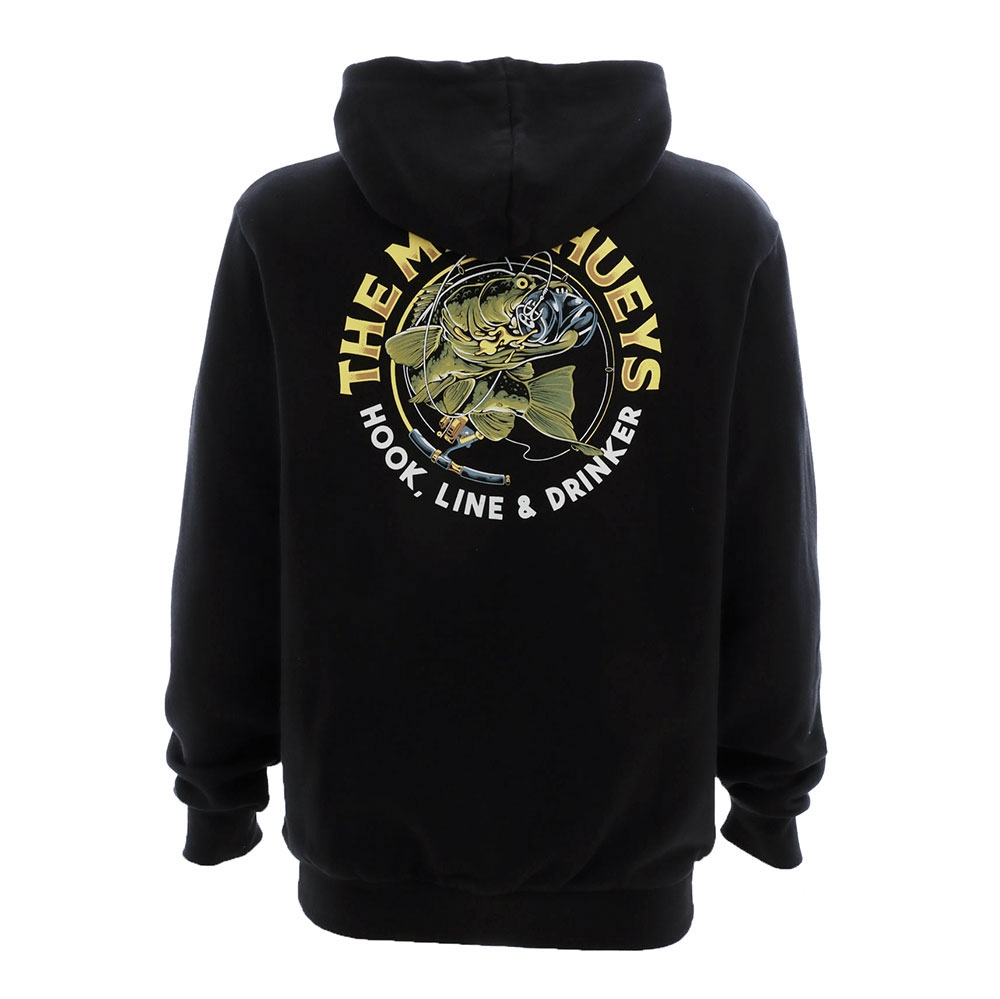 The Mad Hueys Hook Line and Drinker Pullover Fleece Hoodie