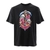 The Mad Hueys Skulls and Roses Oversized Womens T-Shirt Black M