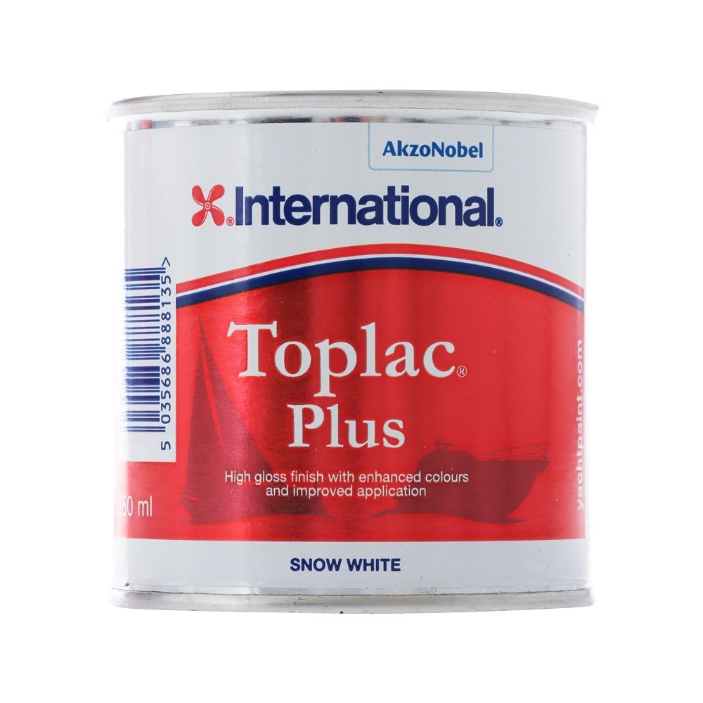 International Toplac Plus Top Coat 250ml Snow White