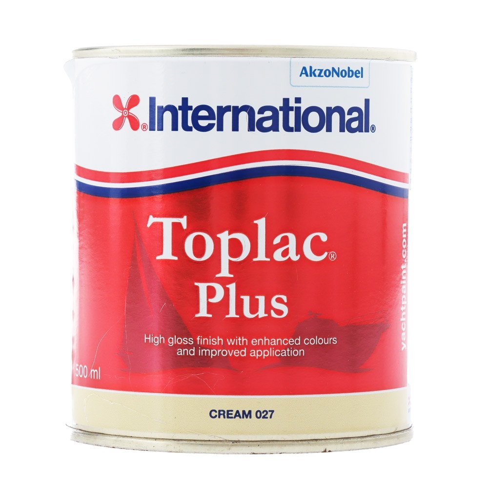 International Toplac Plus Top Coat 500ml Cream