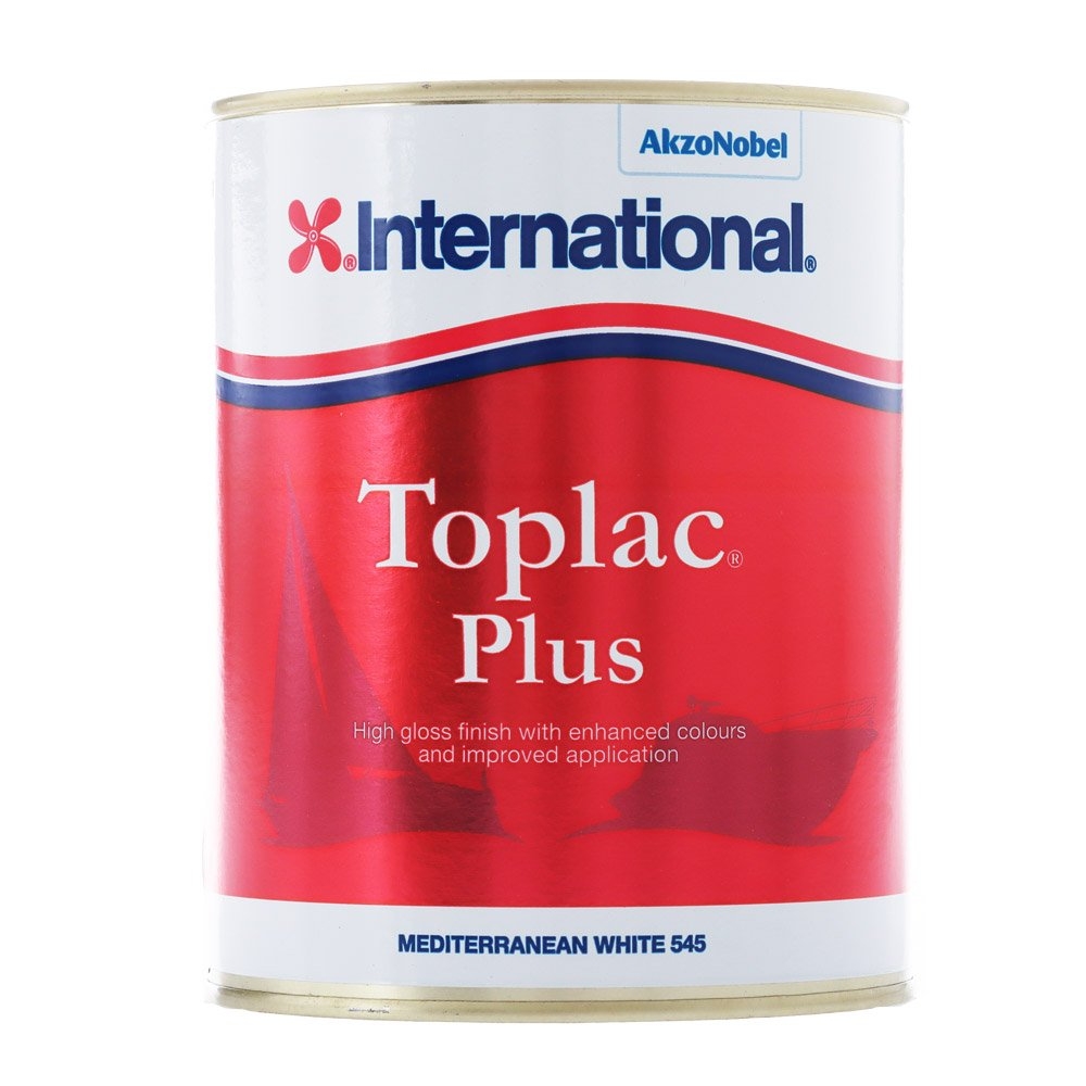 International Toplac Plus Top Coat 1L Mediterranean White