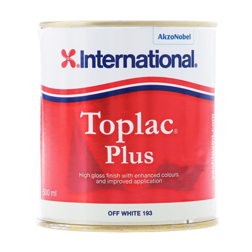 International Toplac Plus Top Coat 500ml Off White