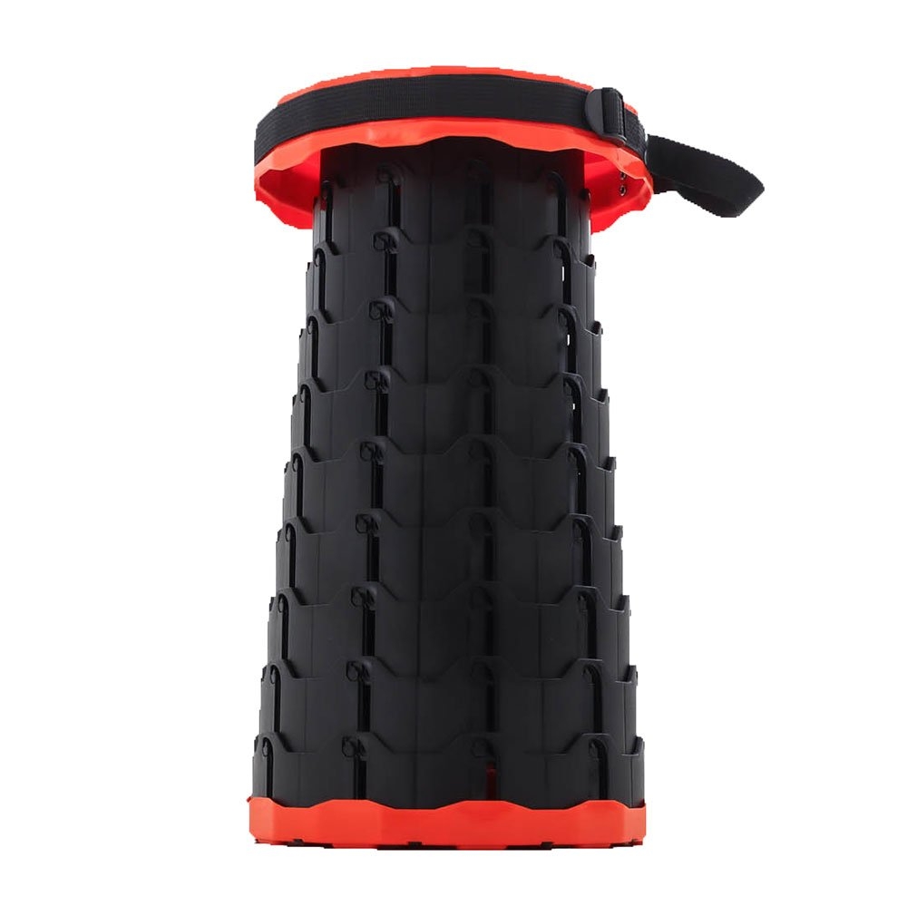 Venturer Portable Collapsible Camping Stool Orange/Black