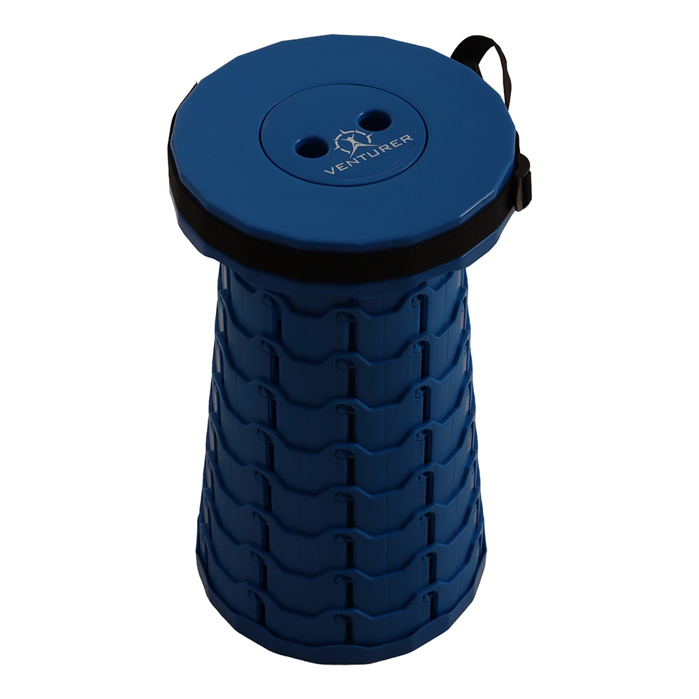 Venturer Portable Collapsible Camping Stool Blue