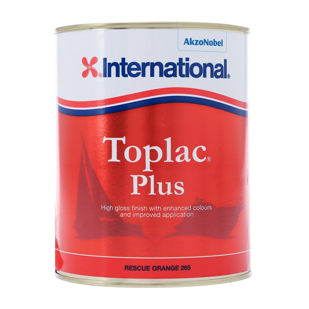 International Toplac Plus Top Coat 1L Rescue Orange