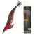 Black Magic Squid Snatcher Squid Jig Natural Size 3.5 Green/Red