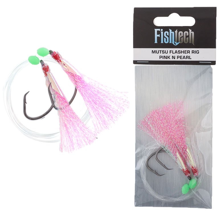 Fishtech Mutsu Economy Flasher Rig Pink n Pearl
