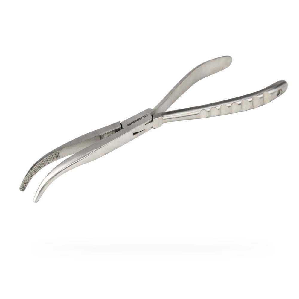 Samaki Stainless Bent Long Nose Pliers 215mm
