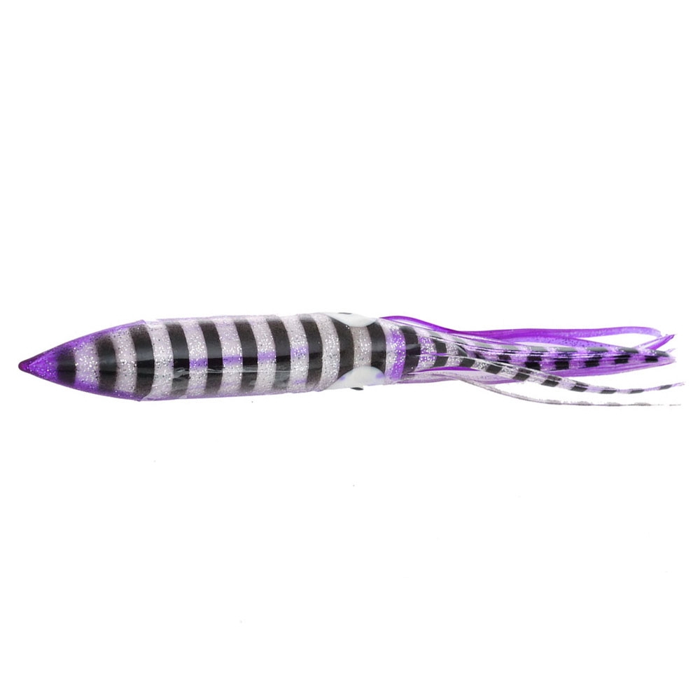 H2O Pro Bulb Squid Teaser 9in Purple/Silver Stripe