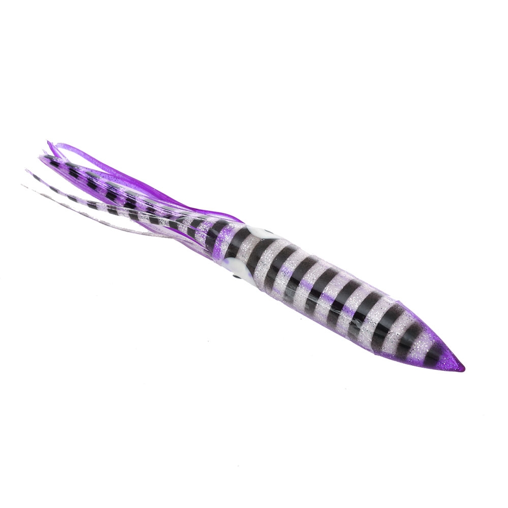 H2O Pro Bulb Squid Teaser 9in Purple/Silver Stripe