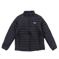 Black Shag Padded Puffer Jacket Thumbnail Black Shag Padded Puffer Jacket