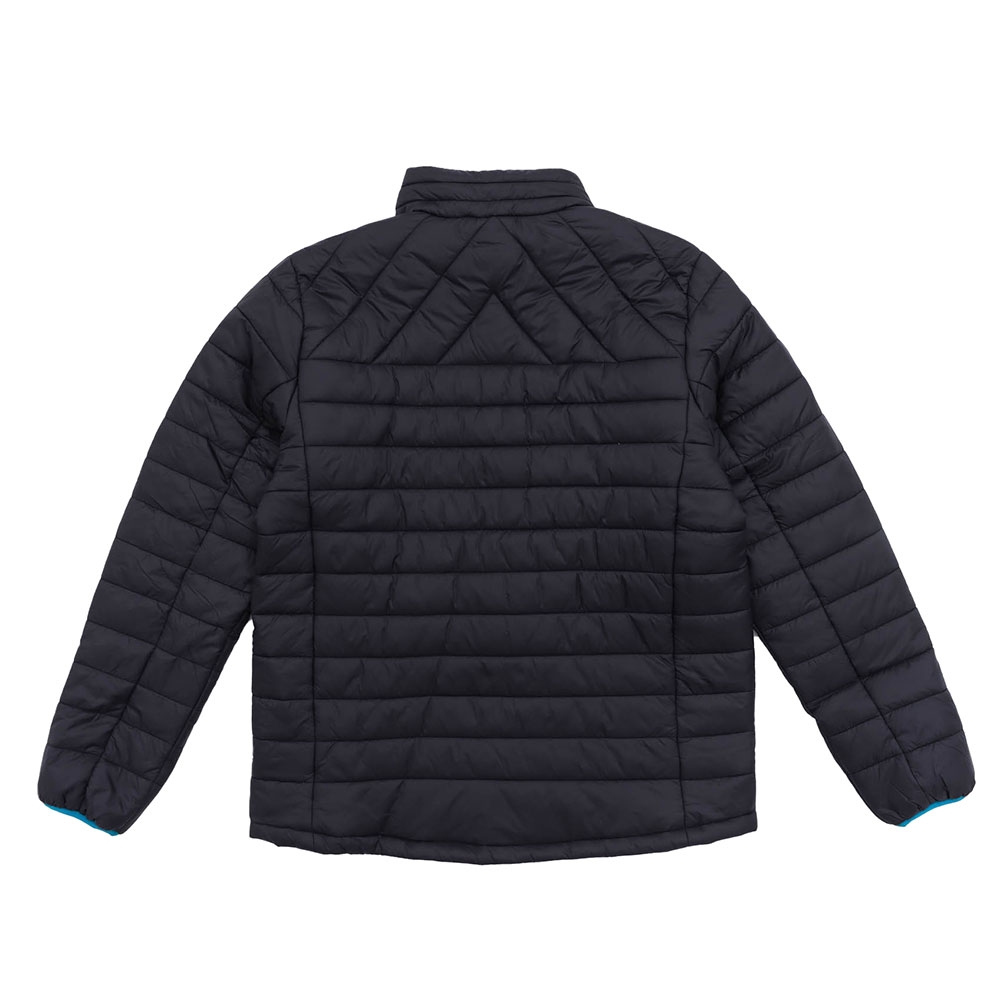 Black Shag Padded Puffer Jacket