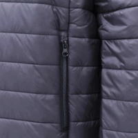 Black Shag Padded Puffer Jacket Thumbnail Black Shag Padded Puffer Jacket