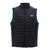 Black Shag Padded Puffer Vest 3XL