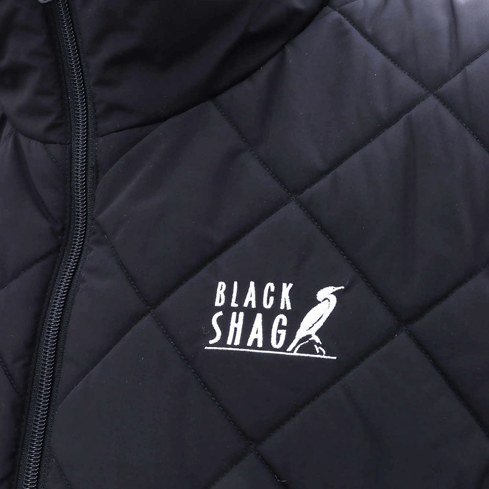 Black Shag Heated Puffer Vest