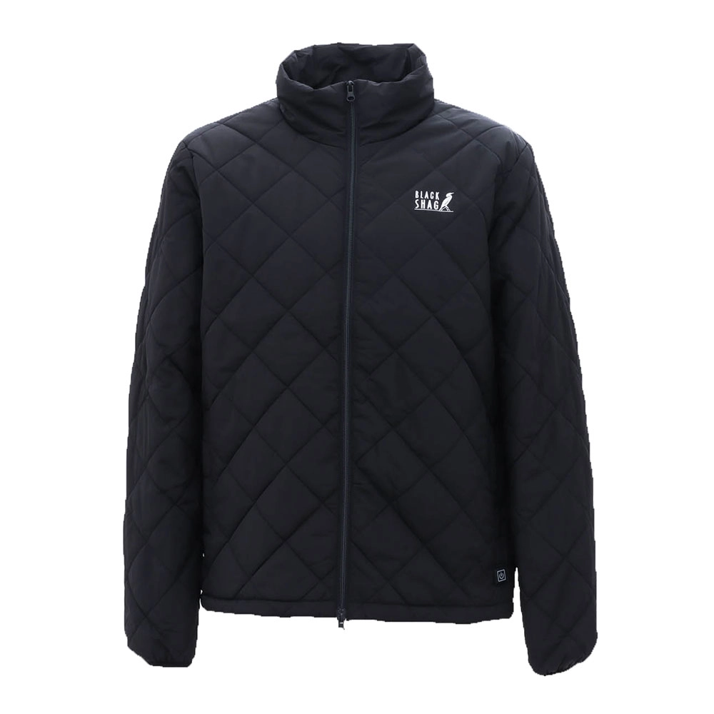 Black Shag Heated Puffer Jacket Black Shag Heated Puffer Jacket