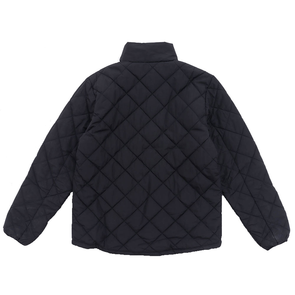 Black Shag Heated Puffer Jacket