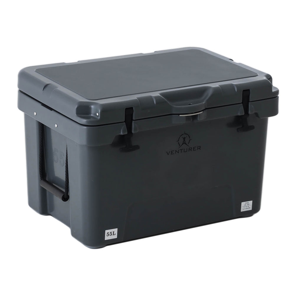 Venturer Tough Ice Pro Chilly Bin Cooler 55L Graphite