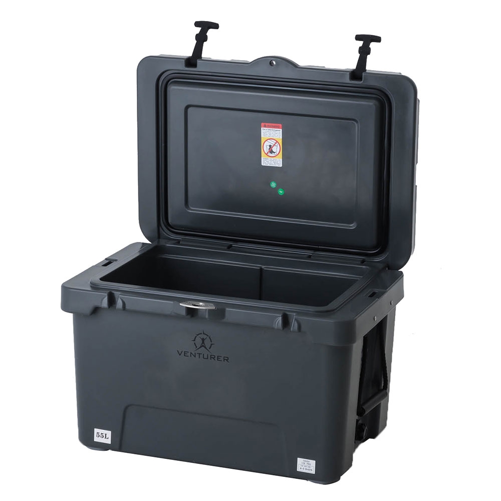 Venturer Tough Ice Pro Chilly Bin Cooler 55L Graphite