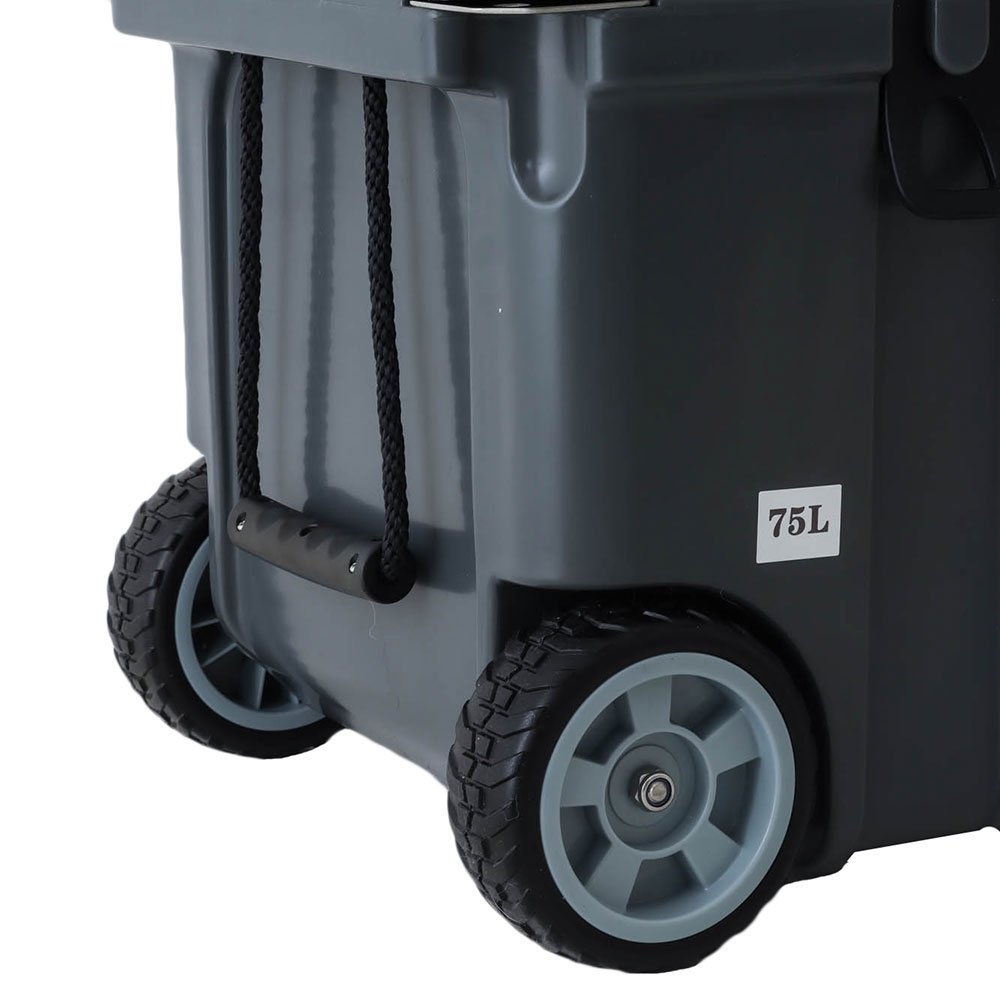 Venturer Tough Ice Premium Wheeled Chilly Bin Cooler 75L Graphite