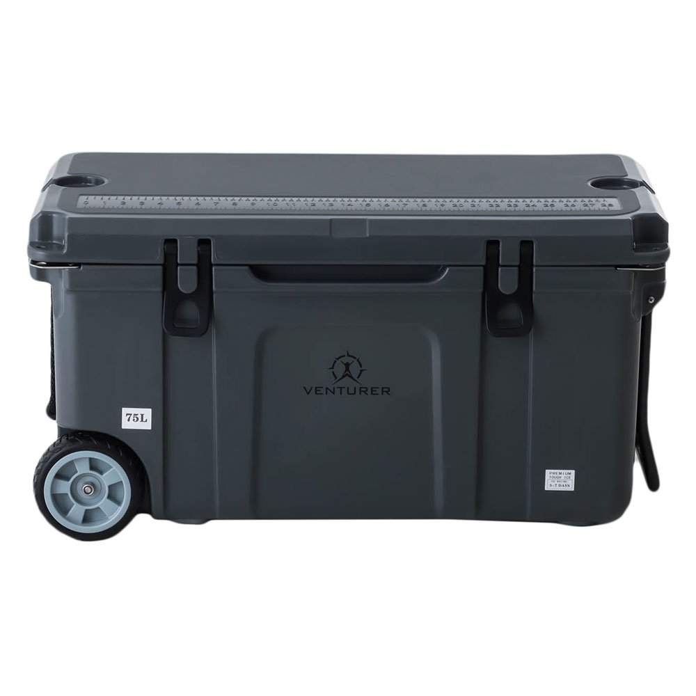 Venturer Tough Ice Premium Wheeled Chilly Bin Cooler 75L Graphite