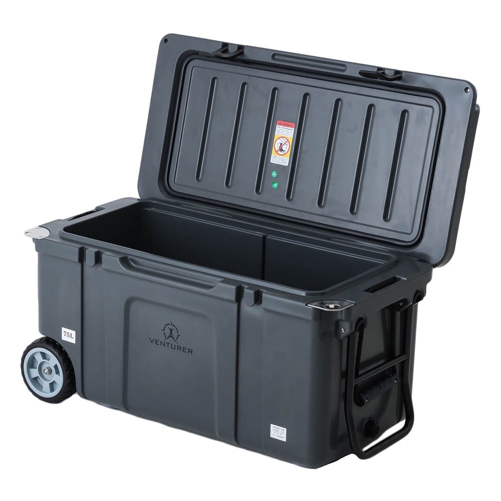 Venturer Tough Ice Premium Wheeled Chilly Bin Cooler 75L Graphite