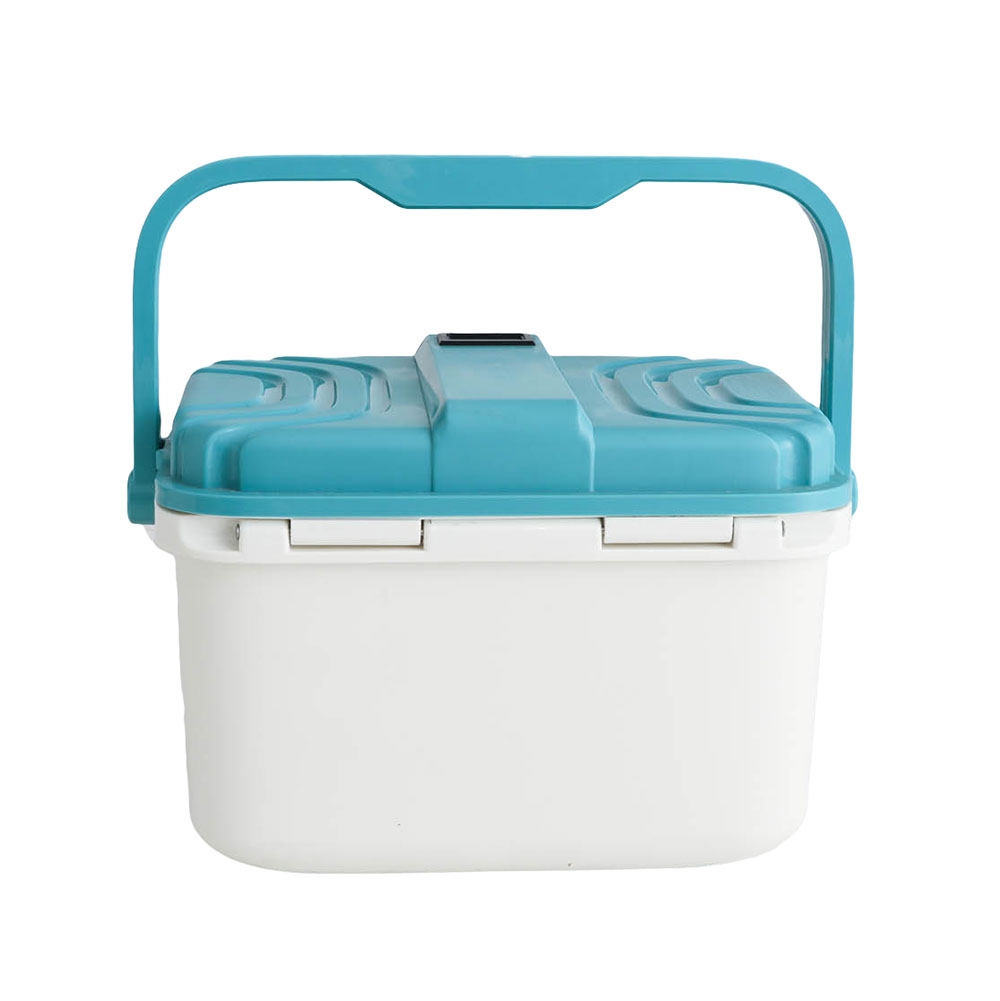 Venturer 6-Pack Premium Chilly Bin Cooler with Ice Pack and Thermometer 6L White/Green