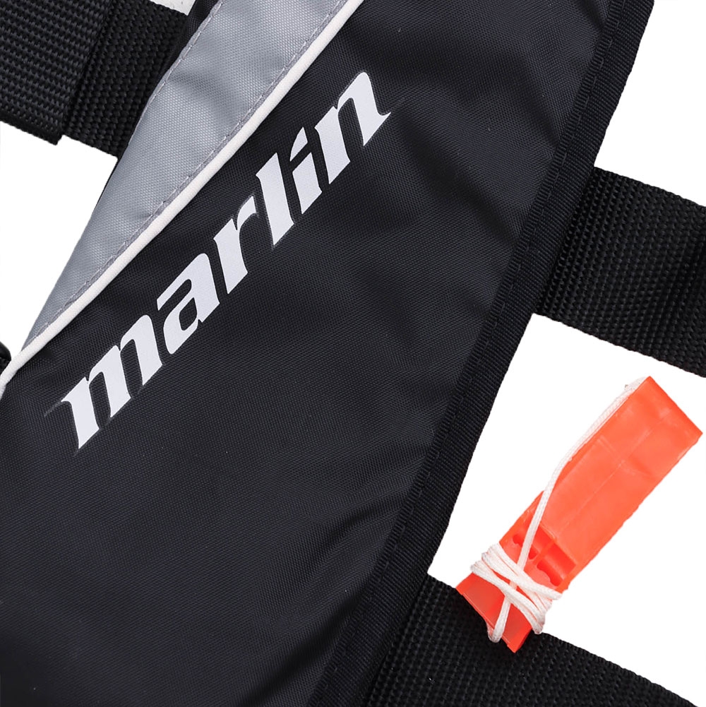 Marlin Explorer Level 150 Manual Inflatable PFD Life Jacket Adult Black