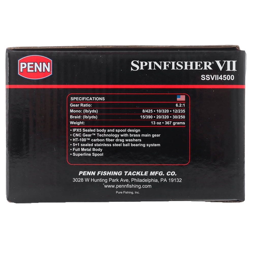PENN Spinfisher VII 4500 S Spinning Reel