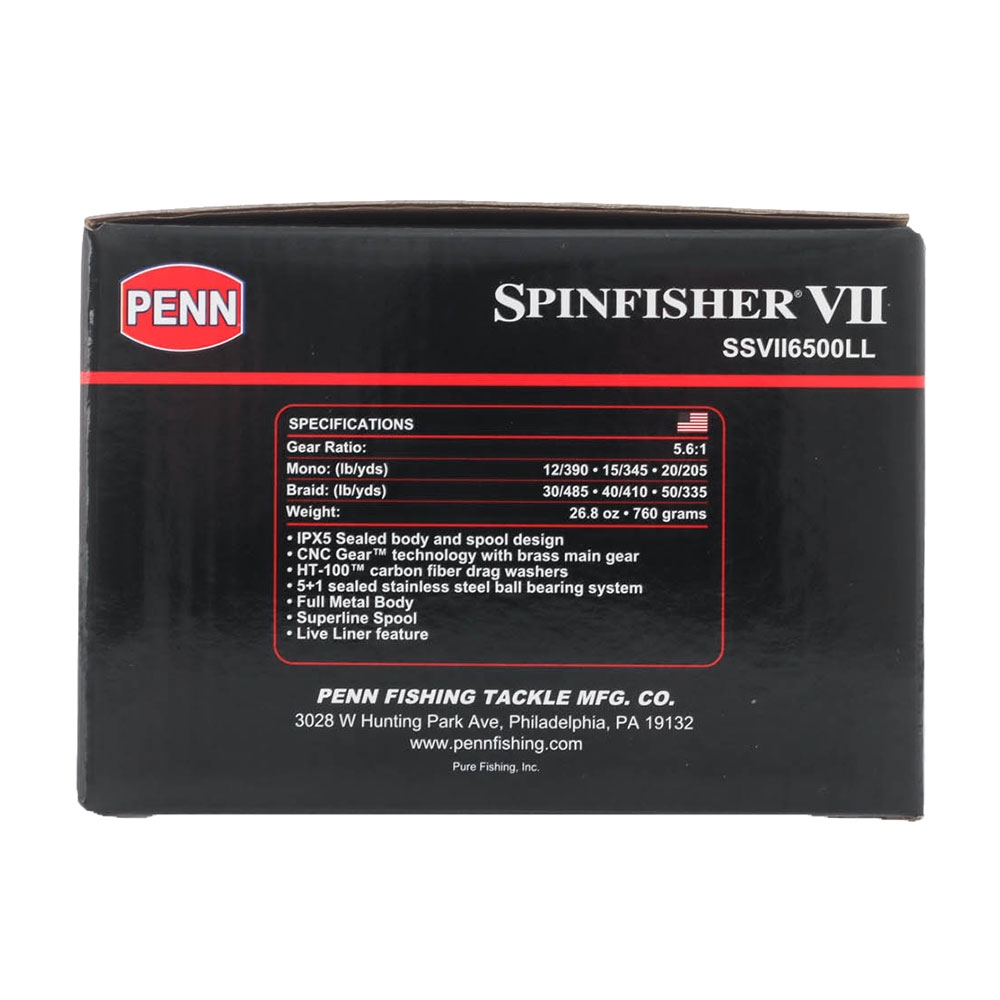 PENN Spinfisher VII Live Liner 6500LL Spinning Reel - PENN